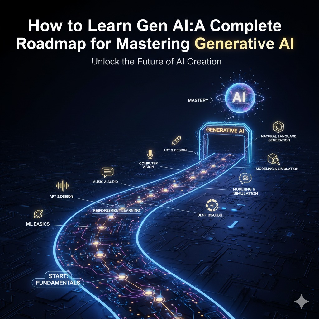 How to Learn Gen AI: A Complete Roadmap for Mastering Generative AI
